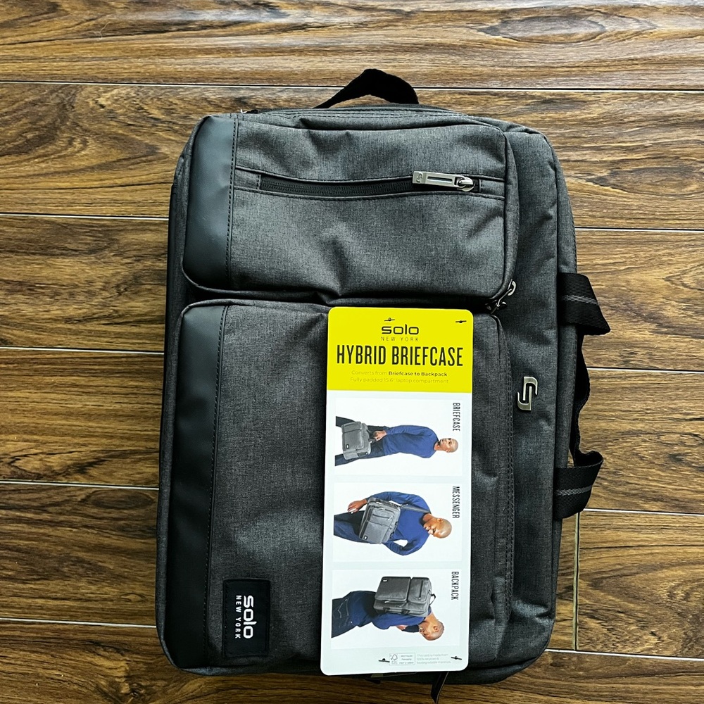 LAST CHANCE: Solo New York Hybrid Briefcase (briefcase & backpack in 1)